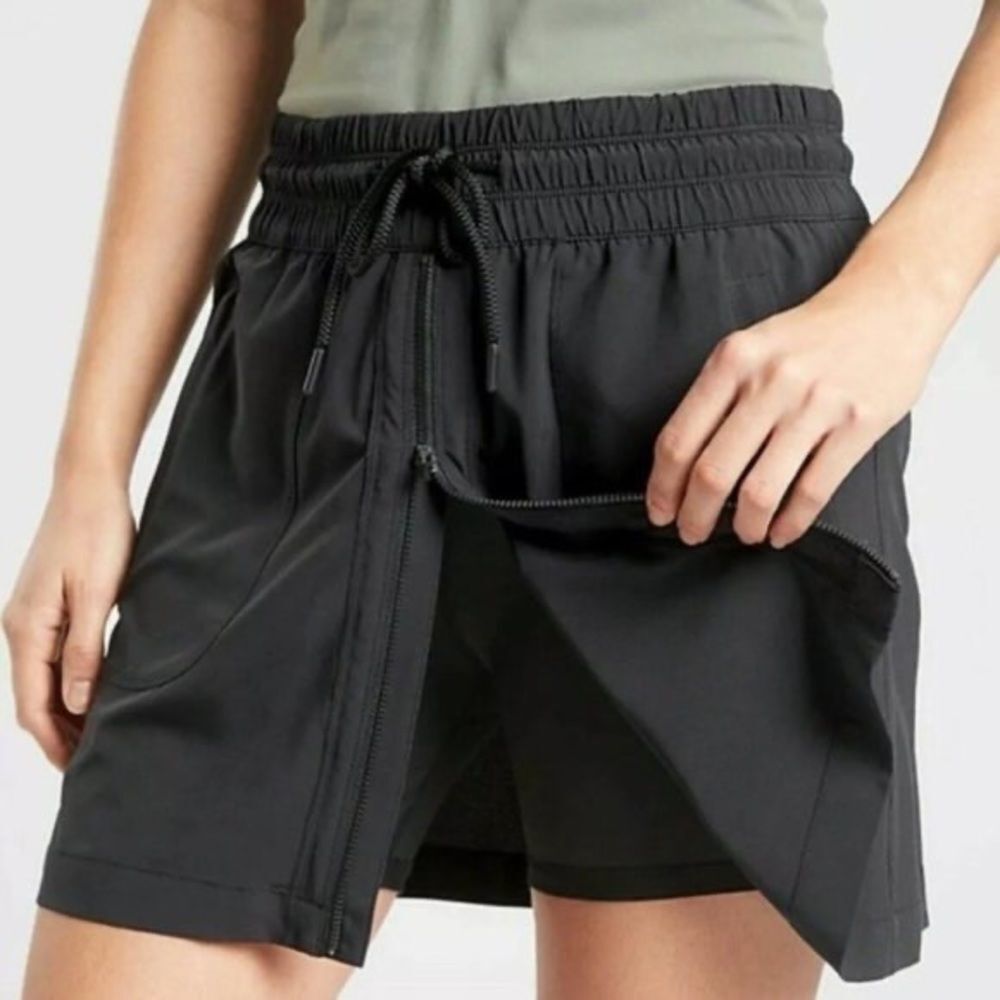 Athleta Womens Expedition Skirt with shorts - Picture 8 of 8